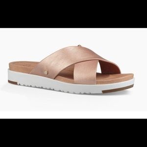 New In Box - Ugg Kari Rose Gold Sandal
